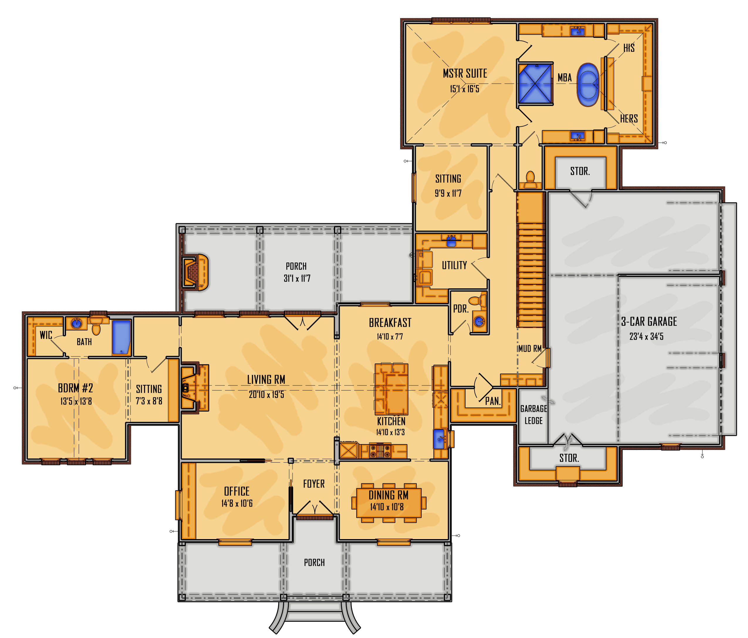 3RD13819 Third Floor Plans